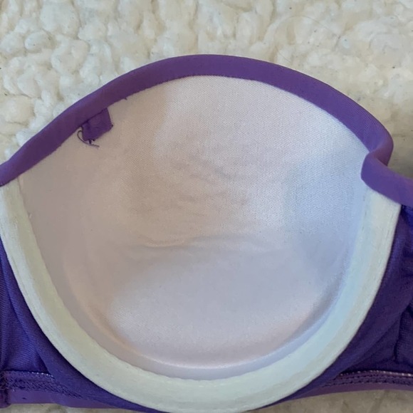 Xhilaration Purple Bikini Underwire Push-up Top with Rhinestones. Size S. NWOT - Picture 4 of 4
